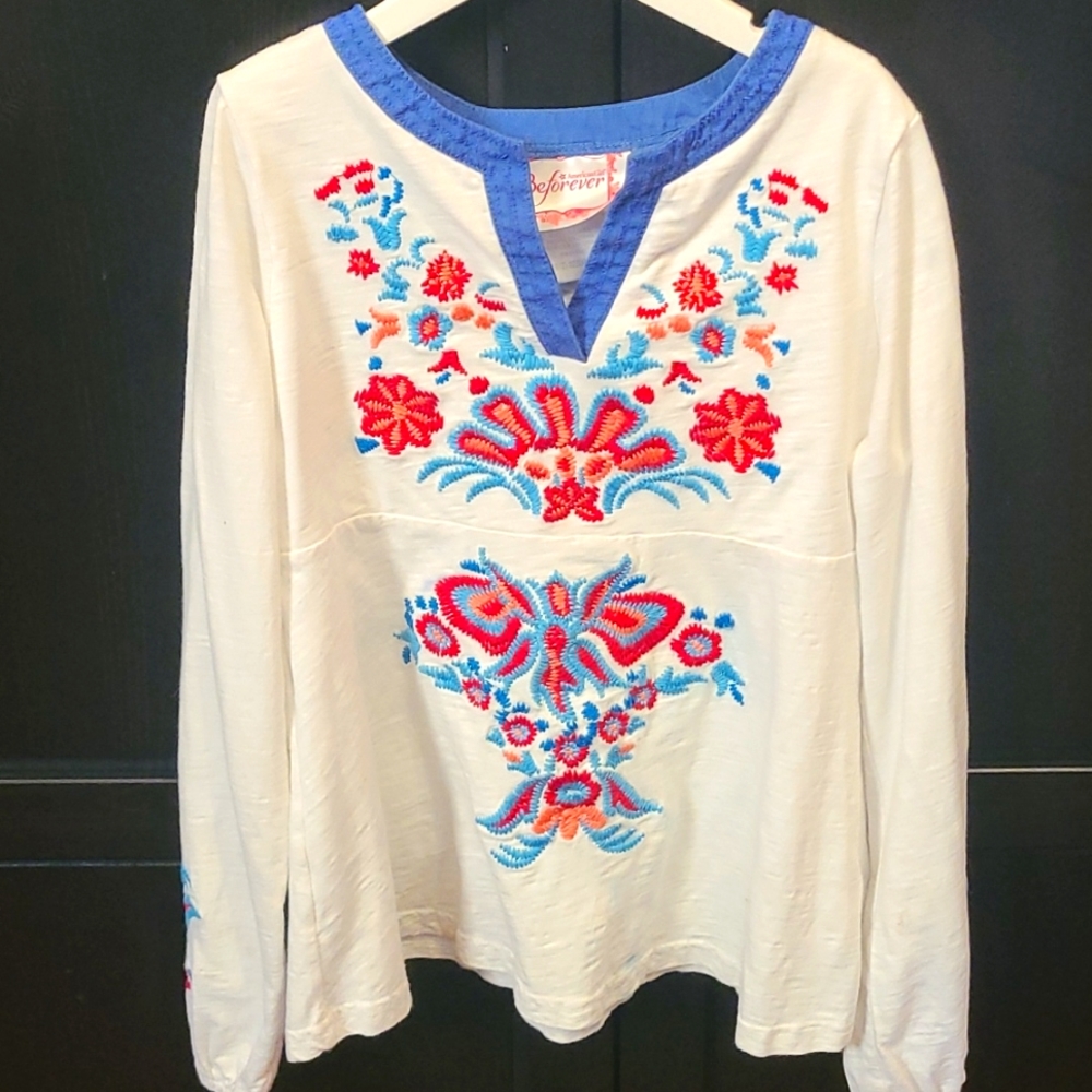 American Girl Girls Long Sleeved Shirt, M